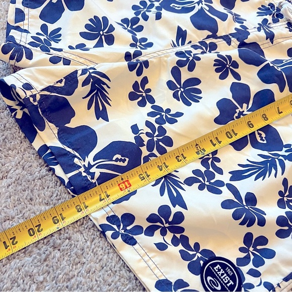 NWT Men’s 4XL Swim trunks Swimsuit Exist Elastic Waist Beach‎ Wear Board Shorts - Picture 7 of 8
